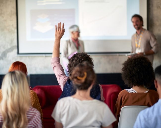 Transportation compliance training session for drivers and safety professionals