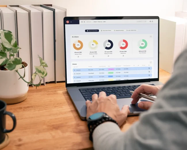 Client portal for driver qualification and compliance management